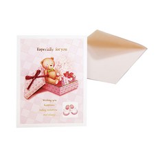 From&To FT501 感謝新年賀卡祝賀卡 卡片 26張 + 信封 26張, 混合顏色, 1套