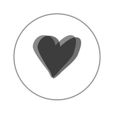 구뜨케이스 굿톡 스마트폰 액세서리 러브, 블랙투하트, 1개