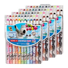 DONG-A Pekkom 紙捲彩色鉛筆 4p, 24 種顏色