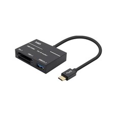 Coms USB 3.1 讀卡器 C 型轉 USB 3.0 1Port SD XQD, FW398, 單色