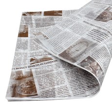 Picnic House 防油紙 巧克力新聞, 1入, 100個