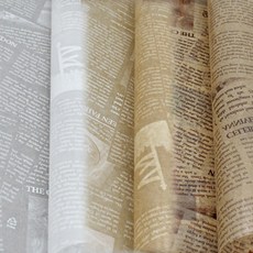 印花食品防油包裝紙 白色 50入+白底咖啡色印花 50入+咖啡色 50入, 1組