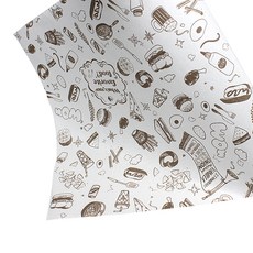 Picnic House 食品包裝紙 漢堡 27, 1入, 100個