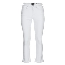 바나나리퍼블릭 여성용 미들 라이즈 크롭 플레어 로우 헴 진