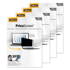 펠로우즈 데스크탑 노트북 정보보안필름 15.4"W 16:10, 4세트
