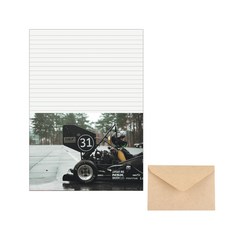 삼육오데이 디자인편지세트 편지지 20p + 봉투 10p, 레이싱, 1세트
