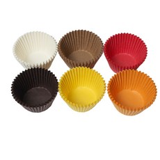 野餐屋圓形錫箔紙杯 6色混合, 隨機發貨, 300件