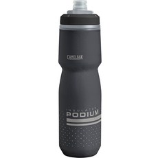CAMELBAK Podium Chill 單車保溫水壺, 黑色的, 710毫升, 1個
