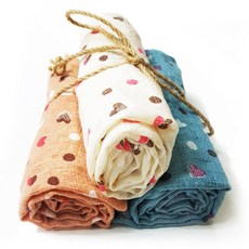 woojooi 兒童可愛圍巾3件組