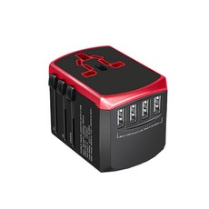 투어테크 여행용 멀티아답터 4USB JY-304S, 1개