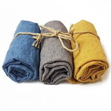 woojooi 兒童素色圍巾3件組