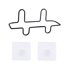 펀타스틱 화장실 실내화 걸이, 1개, 블랙