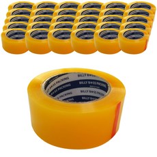 보스테이프 경포장용 박스테이프 48mm x 80m, 투명, 40개입