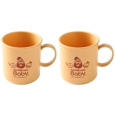 MOTHER'S CORN 孩童學習馬克杯, 黃色, 2個