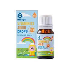 엔젯오리진 비타민D 400IU 드롭, 1개, 10ml