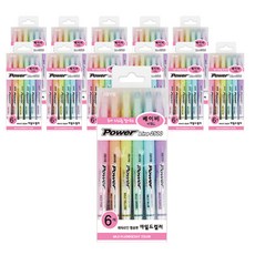Java Pen Powerline 溫和熒光筆 6 色, Baby, 12組