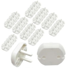 插座保護蓋, 白色, 40入
