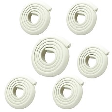 Coco 優質邊緣防撞條, 白色, 6入