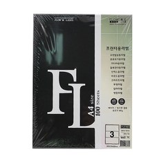Petit Fancy 物流管理用標籤紙 FL4103, 3格, 100個