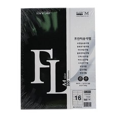 Petit Fancy 郵寄用標籤紙 FL4208, 16格, 100個