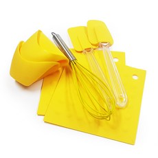 베스톰 실리콘 조리도구 7종세트, 옐로우, 1개