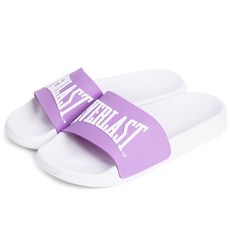 EVERLAST 字母印花室內拖鞋, 250, 紫色