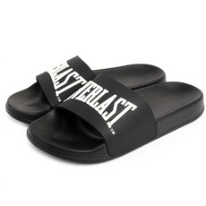 EVERLAST 字母印花室內拖鞋, 250, 黑色的