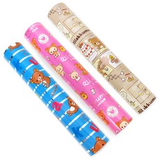 투영디자인 리락쿠마포장지 소 26.5 x 1800 cm, 랜덤 발송, 3개입