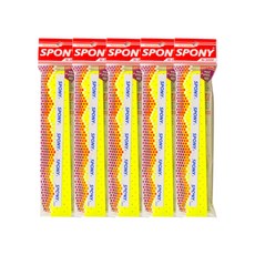 SPONY Soft Fit 孔洞螺旋羽球握把布 N-3000, 霓虹黃, 5個