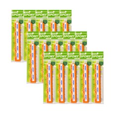 SPONY 羽毛球 Soft Fit 透氣握把布 N-2000 15入, 橘色