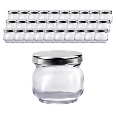 Mirkorea S 嬰兒副食品玻璃瓶120 SG120 100ml + 收縮膜 + PSP密封紙 套組, 40套