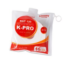 kimony 羽球拍綁帶 KGT102 18入, 白色的