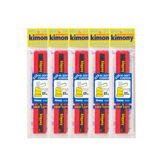 KIMONY 羽毛球高彈性新款緩衝握把布 KGT200 5入, 紅色