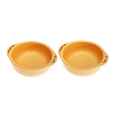 MOTHER'S CORN 孩童碗, 黃色, 2入