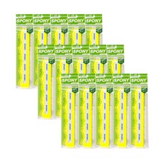 SPONY 羽球軟式貼合孔洞外層握把布 N-2000 15入, 霓虹黃