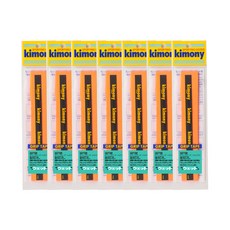 KIMONY Hi-Soft EX 羽球握把布 KGT100 7入組, 橘色, 1套