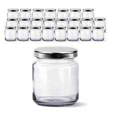 mir S 果醬瓶New375 YS375 200ml + 收縮膜 + PSP密封墊片組, 24套