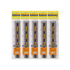 KIMONY 羽球 Hi-Soft 傳奇輪胎紋握把布 KGT138 5入, 灰色