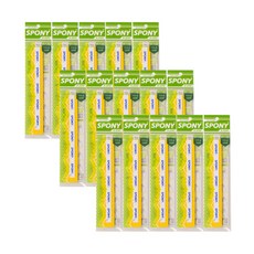 스포니 배드민턴 소프트핏 홀오버그립 N-2000 15p, 옐로우, 15개