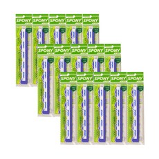 스포니 배드민턴 소프트핏 홀오버그립 N-2000, 네이비, 15개