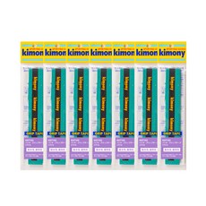 키모니 하이 소프트 EX 배드민턴 홀오버그립 KGT102, 그린, 7개