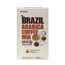 McNulty Coffee 巴西阿拉比卡即溶咖啡粉隨身包, 12g, 200條, 1盒