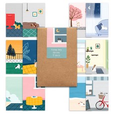 Walgadaks Playing Days 明信片 12p, 混合顏色, 1套