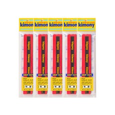 키모니 하이 소프트 레전드 오버그립 KGT137 5p, 레드, 5개