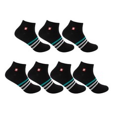 SWISS MILITARY 女款條紋短襪 SM-03 7雙