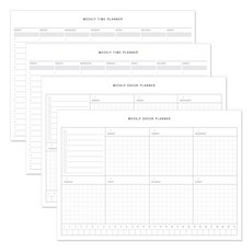 Dares A5 Scheduler 每週檢查 2p + 每週時間 2p, 混色