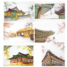 From&To 感謝賀卡+信封+信紙 6款 6入, T219, 1組