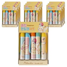 포켓몬스터 클립 연필캡 5p 세트, 랜덤 발송, 10세트