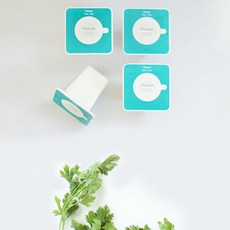 플랜티 스퀘어 픽셀 리필캡슐 텃밭가꾸기 4p, 파슬리