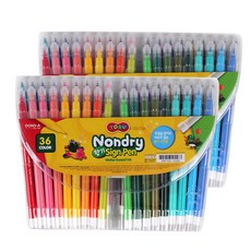 동아 토루 논드라이 향기 사인펜 36색, 혼합 색상, 2개입